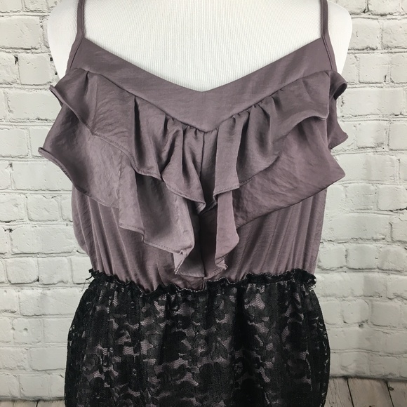 Xhilaration Ruffle and Lace Dress | Size L - Picture 2 of 6